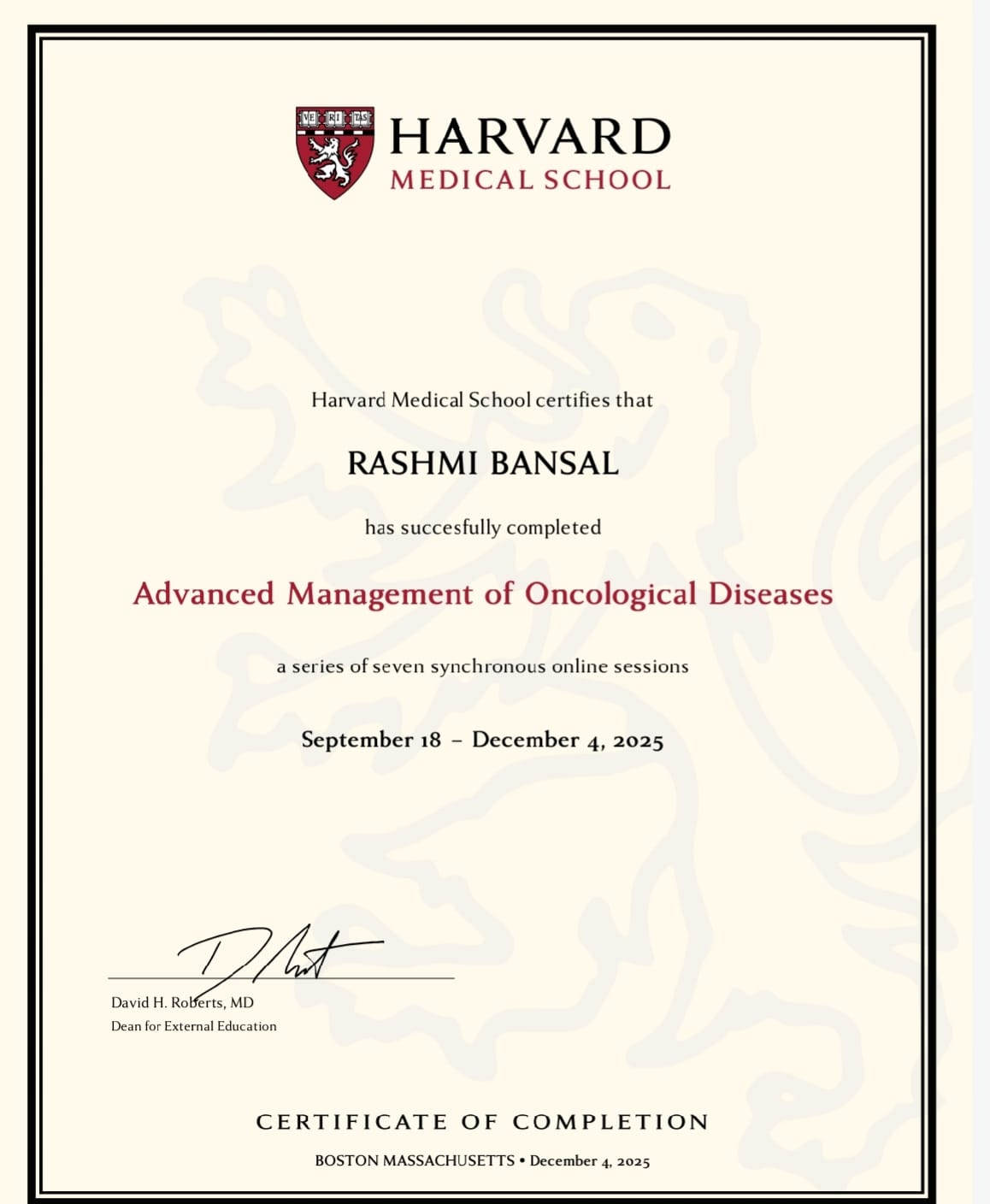 Certificates